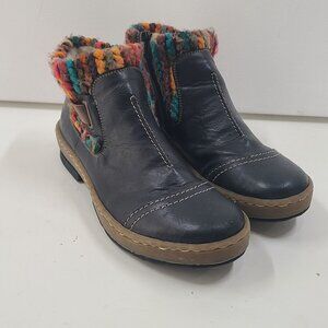 Rieker Women's Ankle Boots Z6784 Felicitas Black Size 8.5